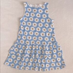 {J. Crew} Crewcuts | Daisy Floral Print Tank Tiered Skirt Cotton Sun Dress (8)